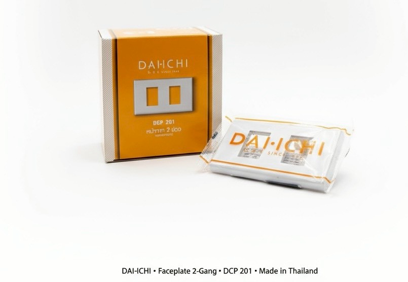 สวิตซ์ เต้ารับ หน้ากาก มอก.แท้ ไม่ลามไฟ DAI-ICHI (ไดอิชิ)